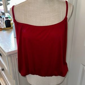 Marcelle Margaux size XL burgundy cotton layering piece